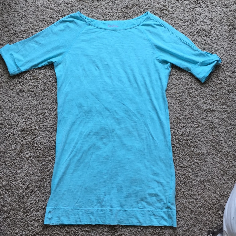 LILLY PULITZER baby blue cotton dress